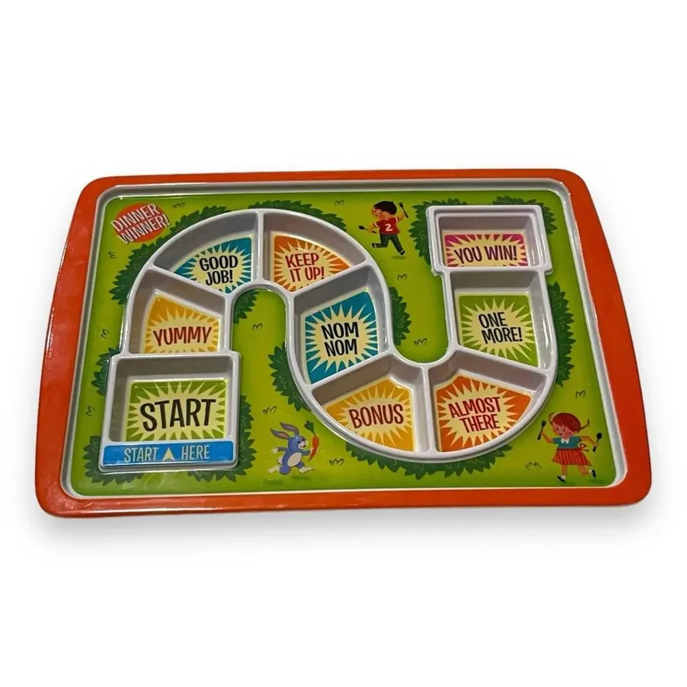 Fred Dinner Winner Kids Plate Game Board Plate
